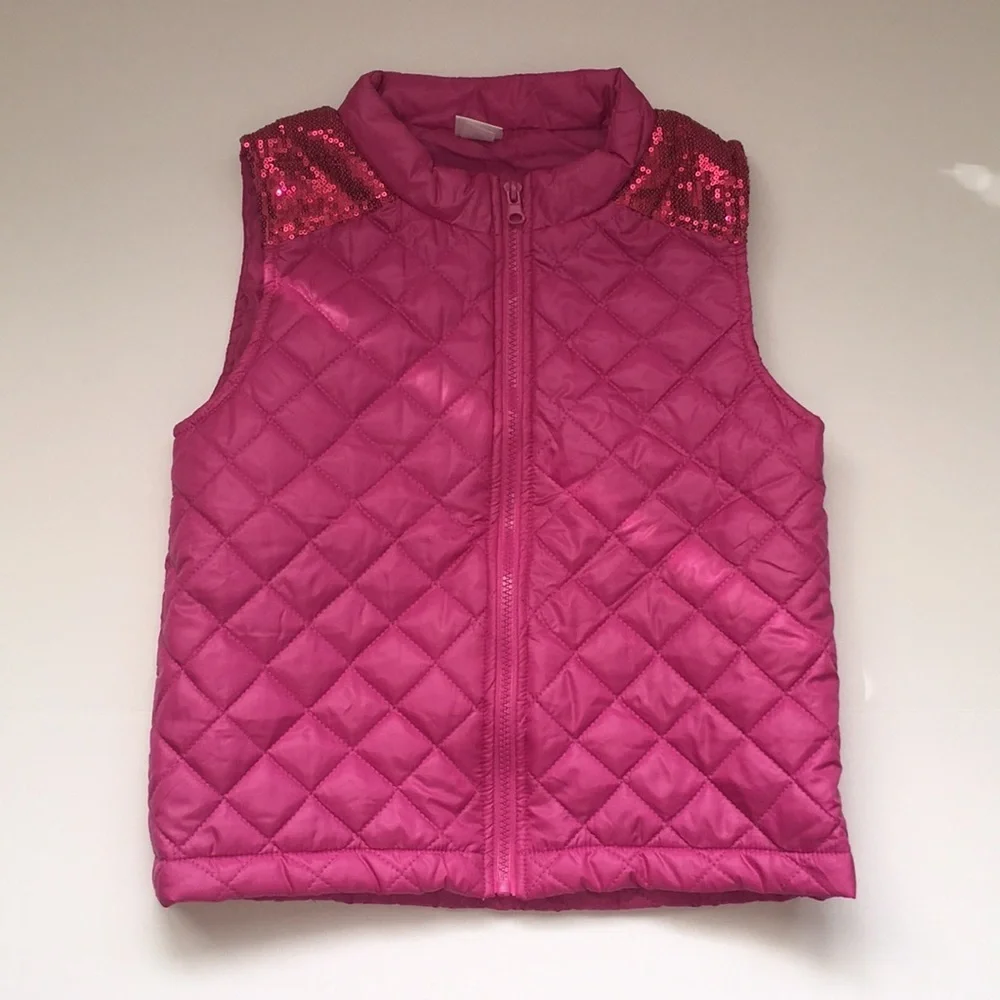 CRB Quilted Puffy Vest Girls Size 14